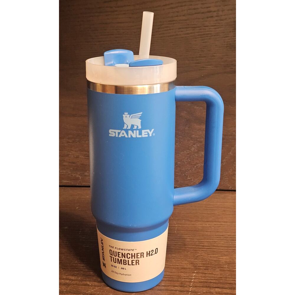 NWT Stanley Stainless Steel tumbler 30 oz Quencher H2.0 Slowstate Blue